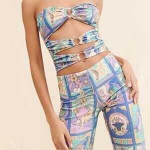 Anthropologie Colorful Patterned Jumpsuit